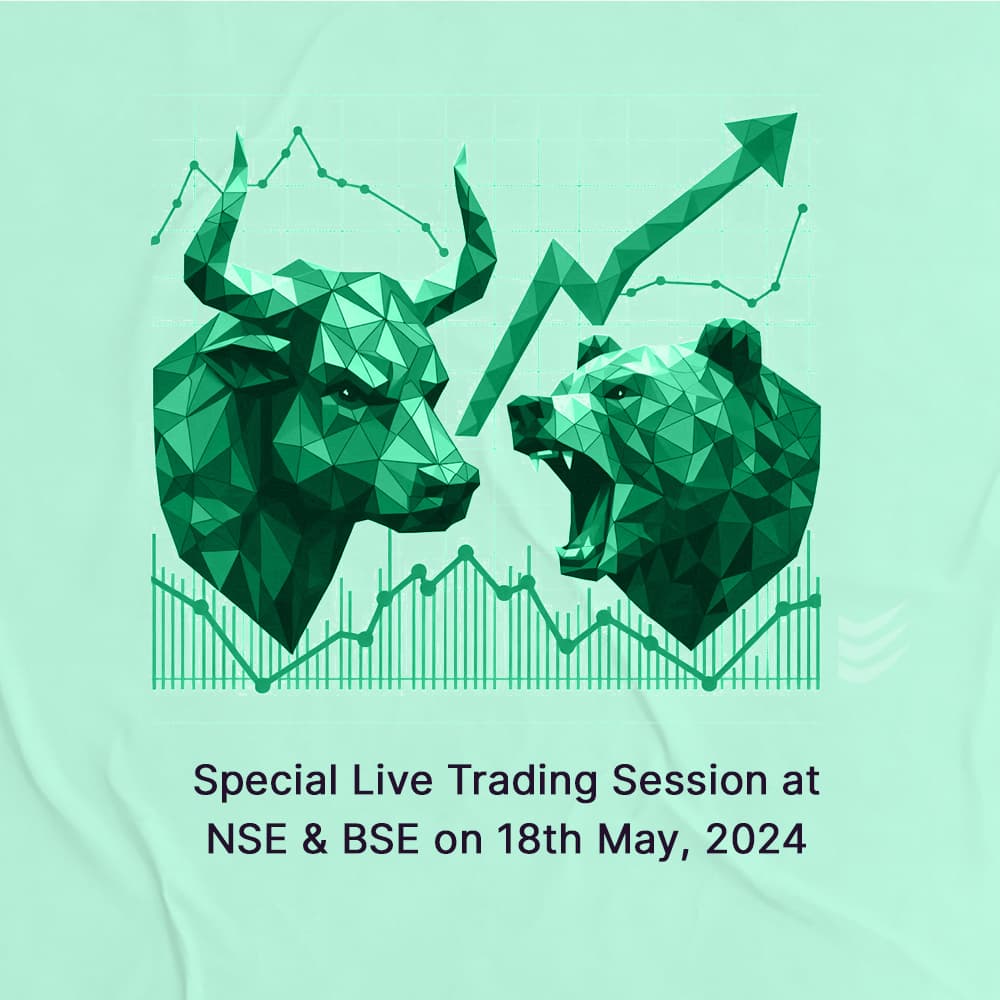 Special Live Trading Session at NSE & BSE on 18th May, 2024