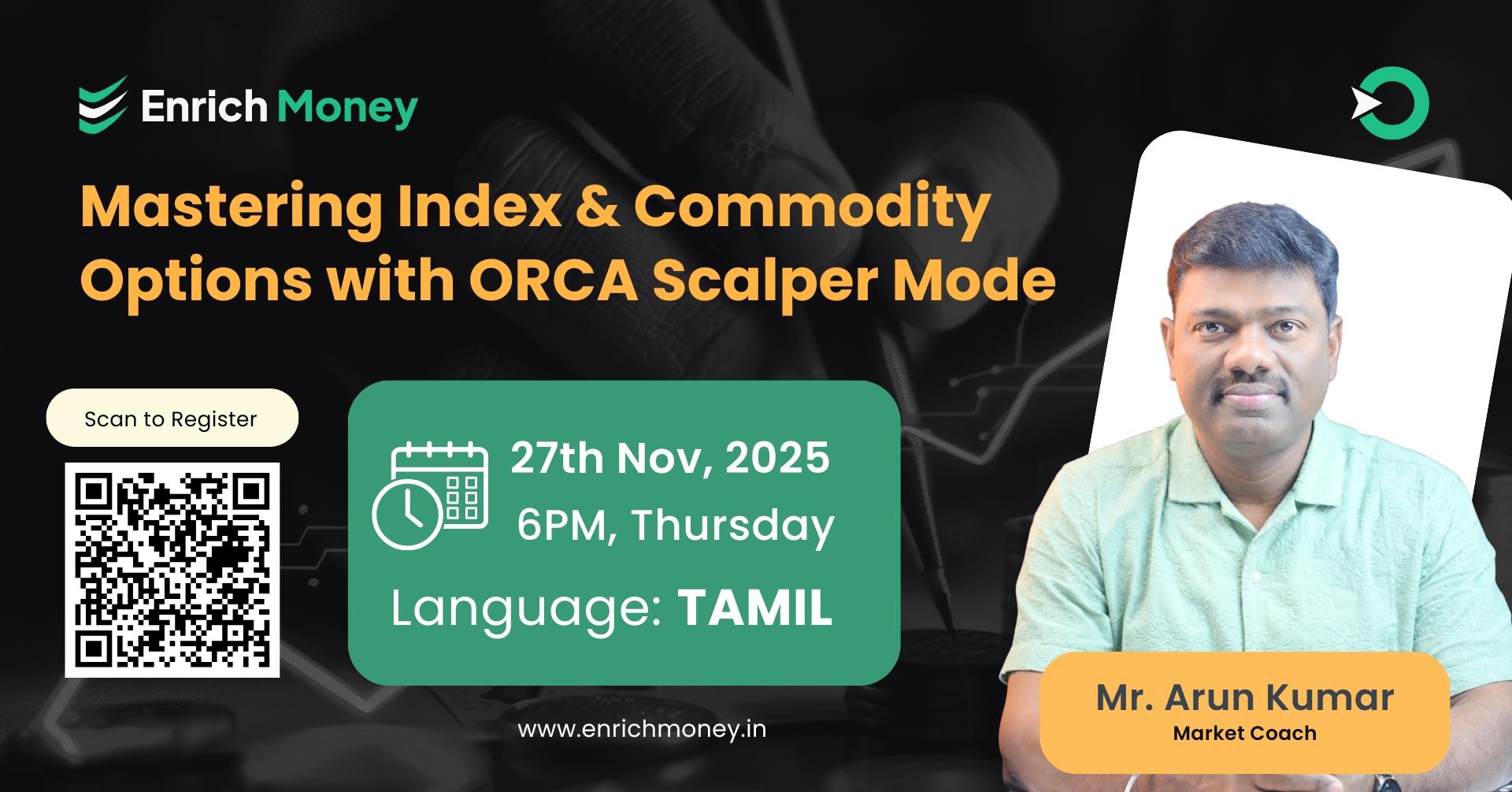Mastering Index & Commodity Options with ORCA Scalper Mode