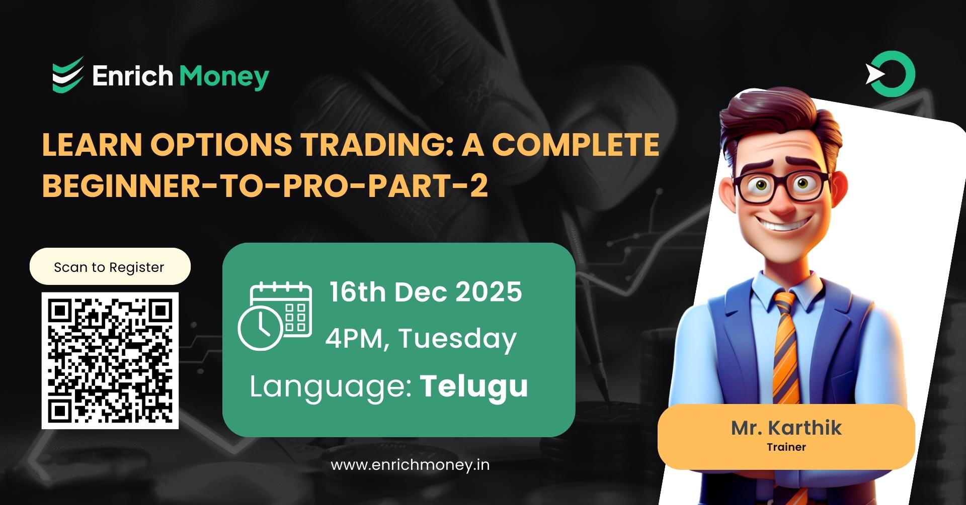 Learn Options Trading: A Complete Beginner-to-Pro-Part-2