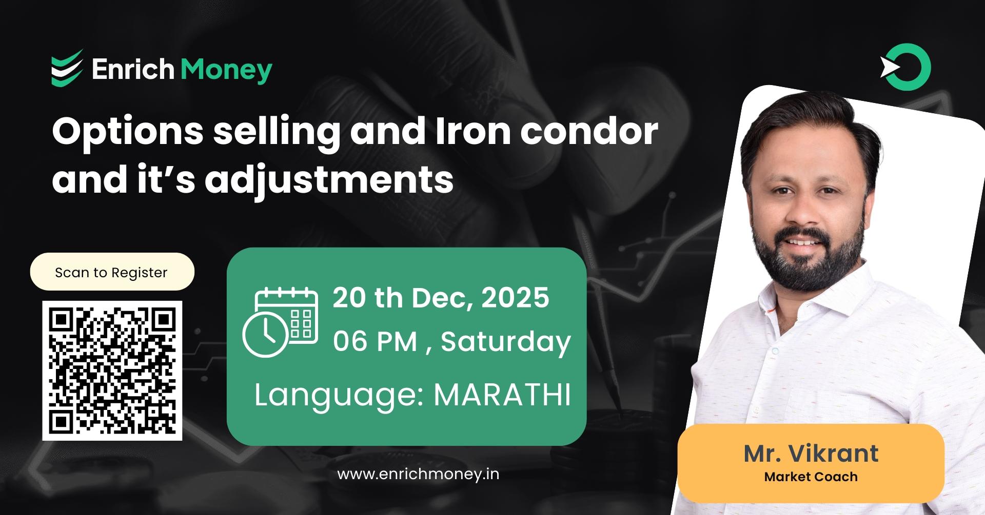 Options selling and Iron condor and it’s adjustments