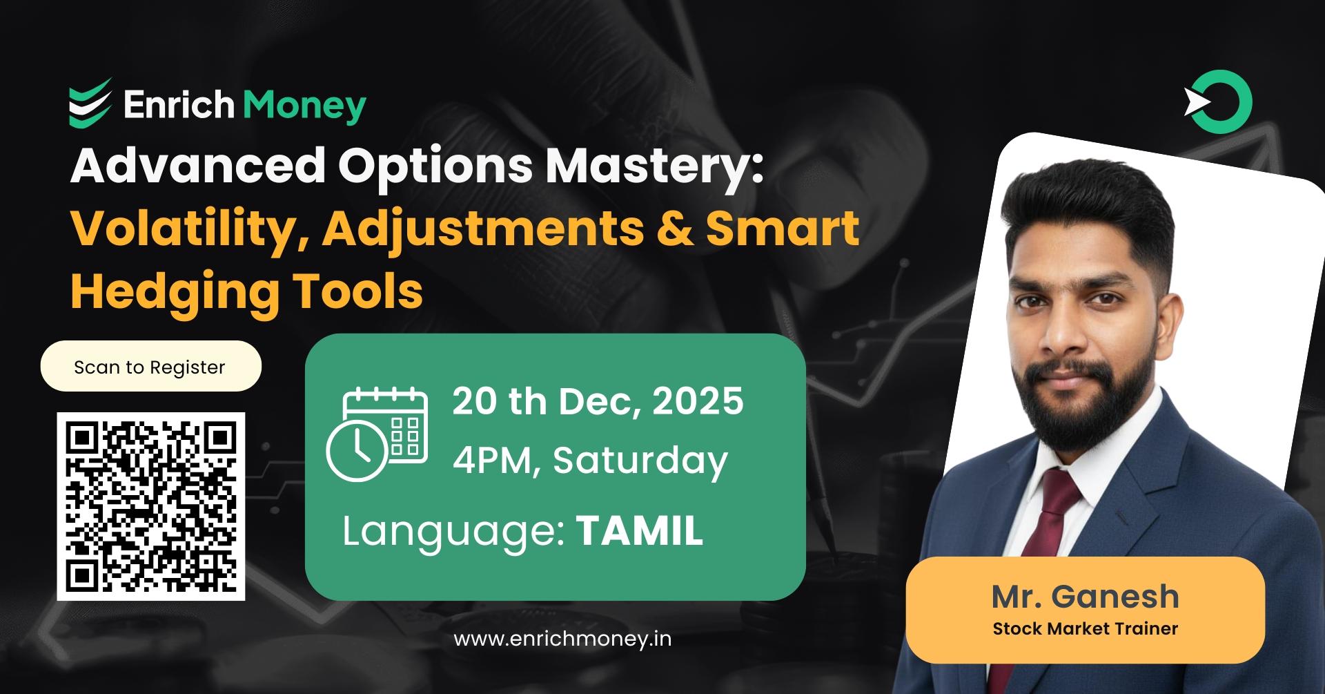 Advanced Options Mastery: Volatility, Adjustments & Smart Hedging Tools