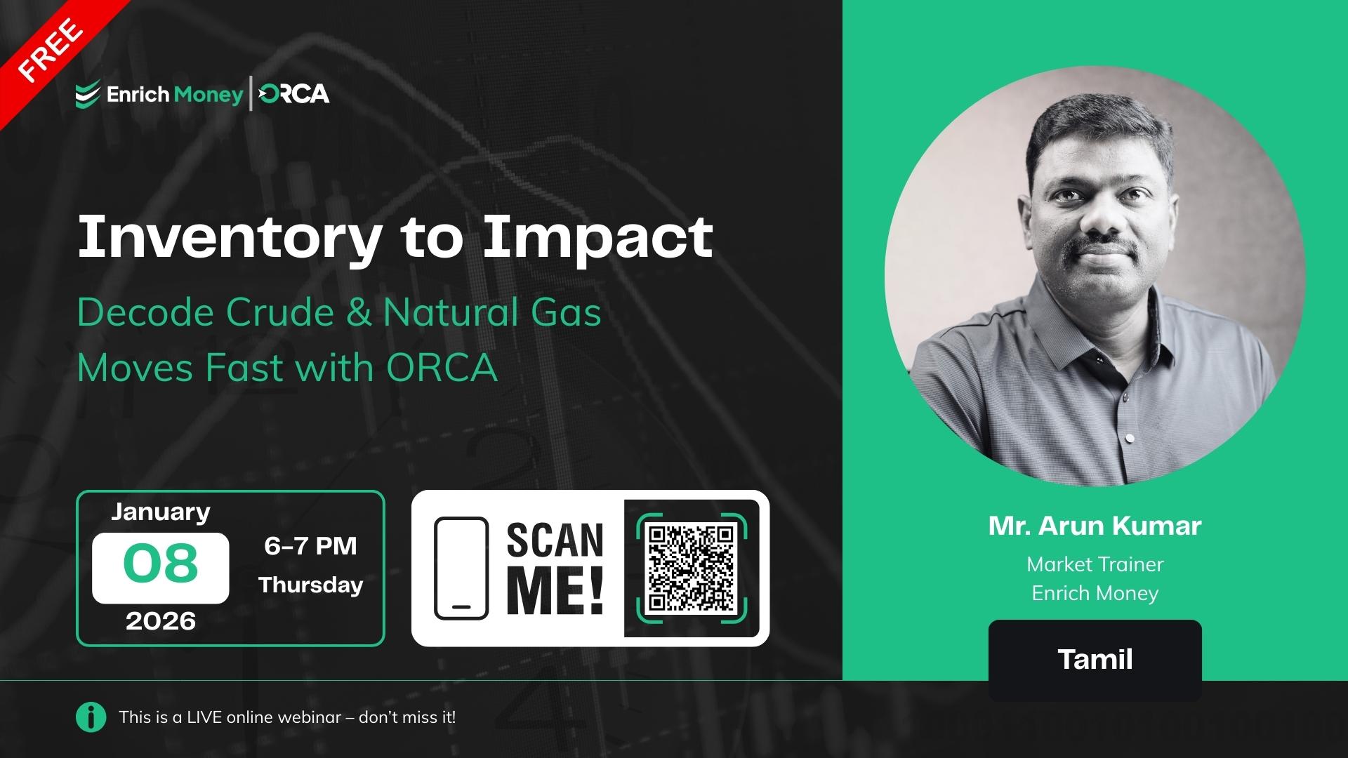 Inventory to Impact: Decode Crude & Natural Gas Moves Fast with ORCA