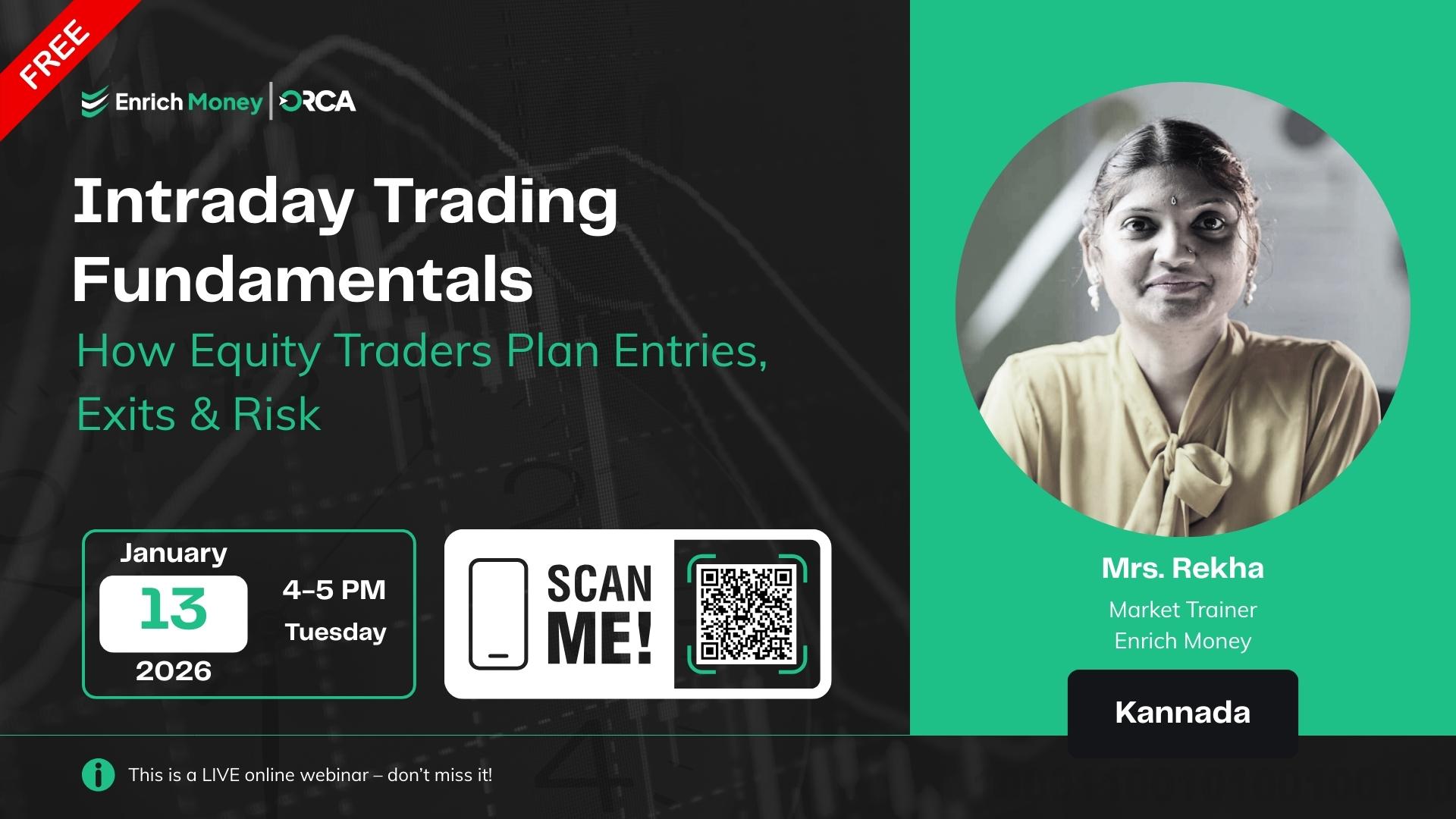 Intraday Trading Fundamentals: How Equity Traders Plan Entries, Exits & Risk