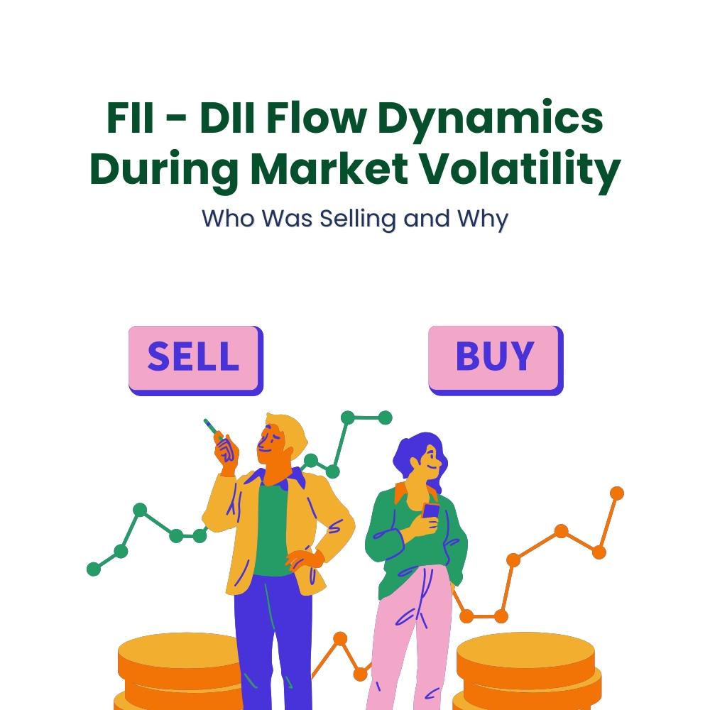 FII - DII Flow Dynamics During Market Volatility - Who Was Selling and Why